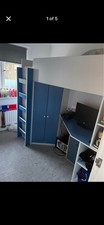 High Sleeper Bed with Wardrobe