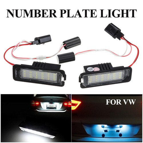 Led number license plate - 2x,