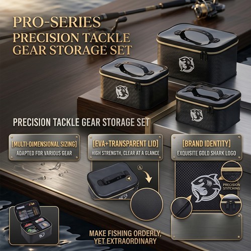 Fishing tackle bag - 3x,