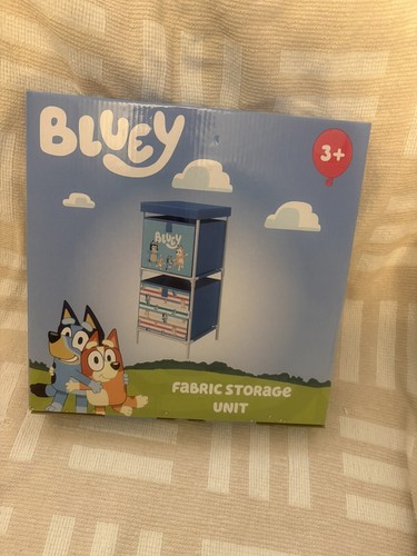 Bluey fabric storage unit toy - fabric,