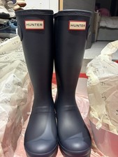 Hunter Original Navy  Wellington Boots UK Size 4