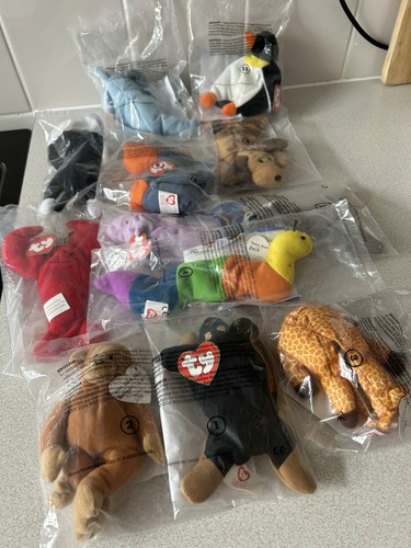 Mcdonald beanie babies happy - beanie,