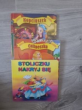 3 x  Polish books children stories bundle, 3 Polskie ksiazki - bajki dla dzieci