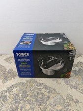 Tower T920002 One-Touch Ultima Pressure Cooker with Detachable 60-Minute Timer