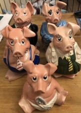 NatWest Set Of 5 Pigs 