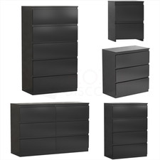 Modern Black Chest of Drawers
