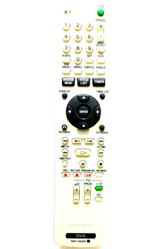 Sony dvd recorder - dvd, remote