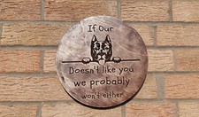 Funny Personalised Wooden Signs, Solid 25cm. Indoor/Outdoor decor