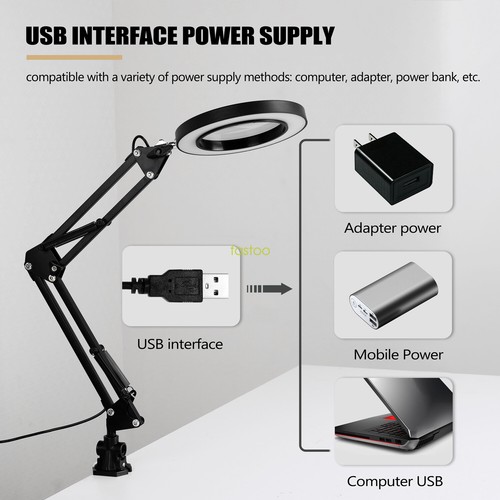 Usb led magnifying glass - led,