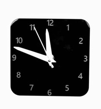 Small Acrylic Square Black