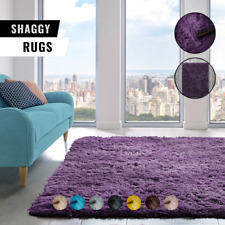 Shaggy Large Anti Slip Washable Rugs Soft Fluffy Living Room Bedroom Carpet Mat
