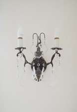 French Chateau 2 Arm Brass &