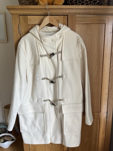 Vanilla colour duffle coat - m&s,