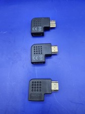 HDMI MALE TO FEMALE Flat 90 Degree Right Angle Adapter Connector TV HD HDTV New