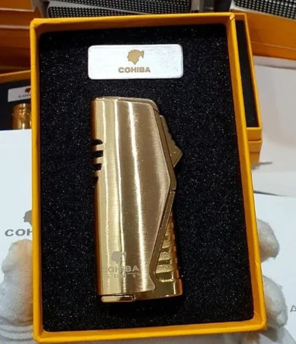 New gold windproof butane - new,