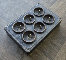 Crabtree 6 Gang Vintage Cast