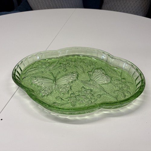 Vintage sowerby green glass - green,