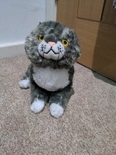 Aurora MOG The Forgetful Cat Soft Toy Plush 7.5 Inch High And 12 Inch Long