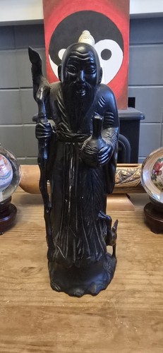 Vintage hand carved wooden - hand,