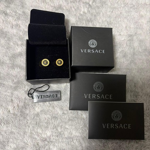 Versace medusa gold tone - versace, gold-tone/black