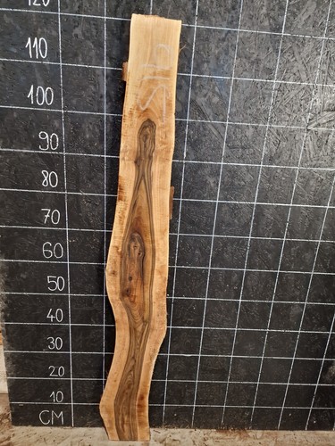 English walnut slab - slab, edge
