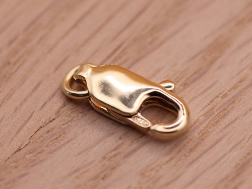9ct solid gold lobster trigger - 9ct,
