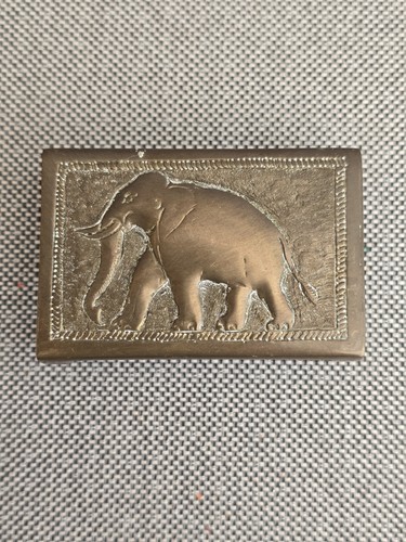 Vintage indian brass - brass, matchbox