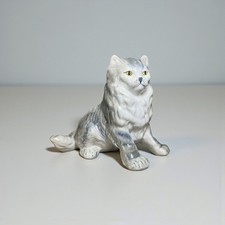 Vintage Large Grey & White