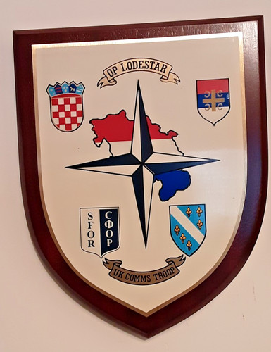 Crest wall plaque nato - crest,