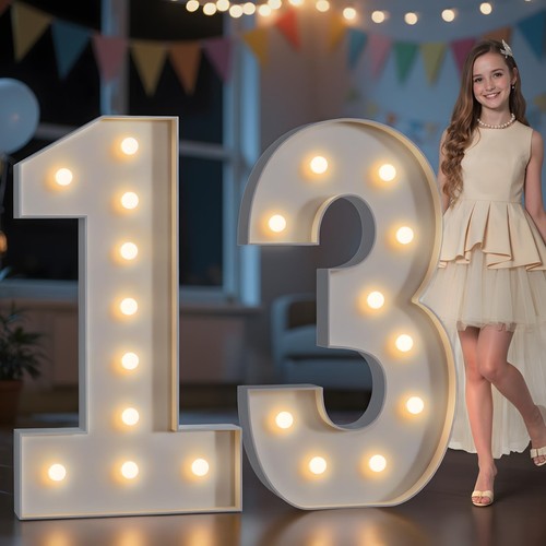 Marquee numbers 4ft light - numbers,