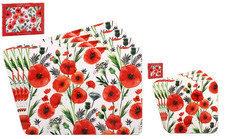 Poppy Fields Dinner Placemats
