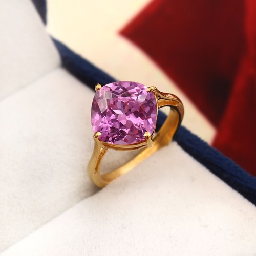 10x10 cushion pink sapphire - 10x10,