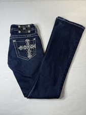 Miss Me Blue Jeans Denim Boot