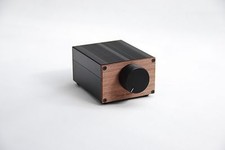 Passive Pre-Amplifier - Audiophile Pre Amp Stepped Attenuator PS1 Silver (Teak)