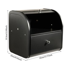 Double Layer Metal Bread Box