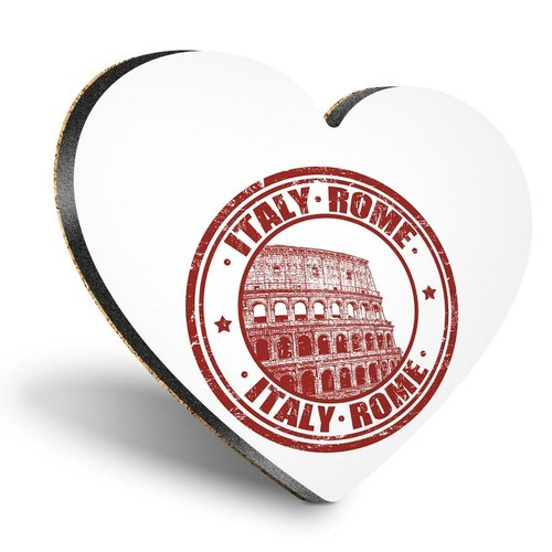 Heart mdf coasters rome - -,