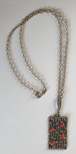 White metal and - and, bead