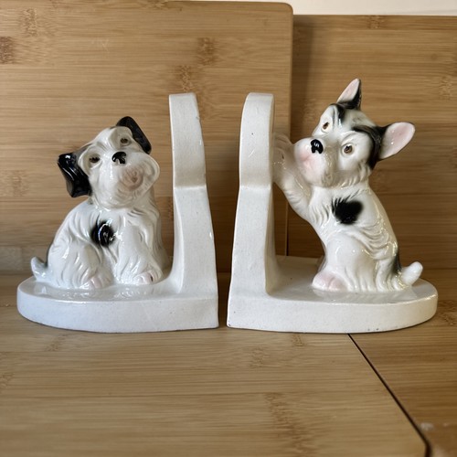 Cute dog bookends - cute,