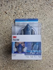 3M Half Mask Respiator Half Mask with Filter for Men Women Reusable 7523M