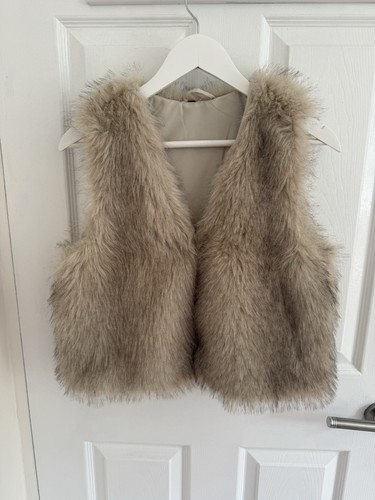 Brown and tan faux - brown,
