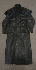 Men's S.A.K Leather Duster Coat "Harley Davidson "X LARGE XL