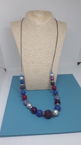 Next long purple beaded - next,