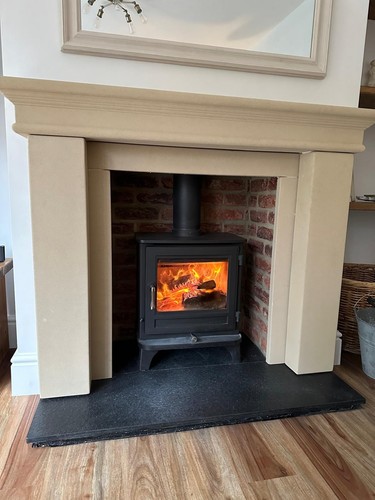 Georgian style stone - style, fireplace
