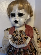 Porcelain Horror Doll. Halloween Prop Scary