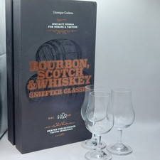 Glassique Cadeau Crystal Scotch & Whiskey Snifter Glasses Set of 3 - 120ml