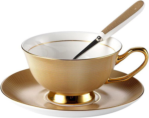 Bone china cup saucer - bone, cup&
