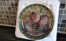 Danbury Mint Lesley Anne Ivory Plates Cats Around The World Series Collection