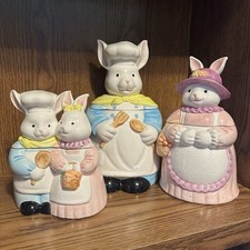 Vintage Mrs & Mr Bunny Rabbit