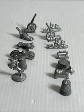 Monopoly Metal Game Pieces Lot