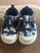 'Boys Clarks' T-Bar Canvas